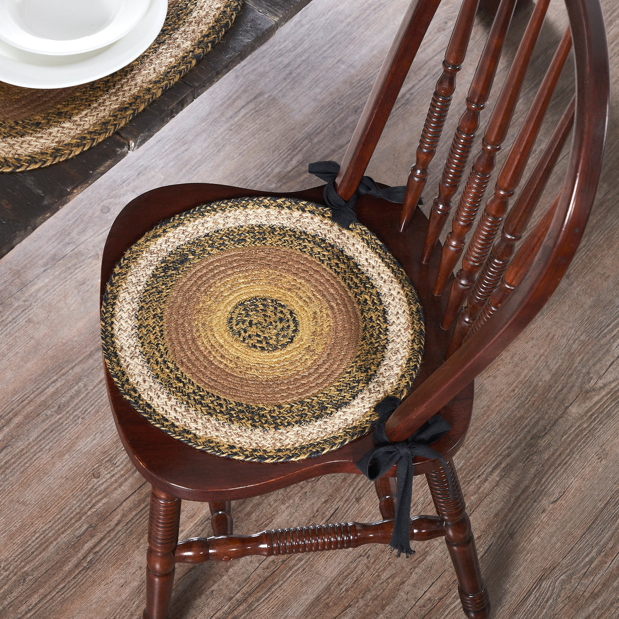 Kettle Grove 15 Inch Jute Chair Pad