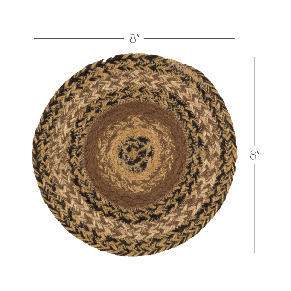 Kettle Grove Jute Trivet 8, Set of 3