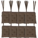 Kettle Grove 14 Inch Plaid Chair Pad