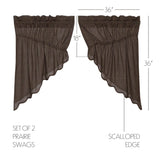 Kettle Grove Plaid Curtain Set