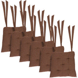 Patriotic Patch 14 Inch Plaid Chair Pad