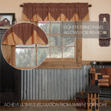 Patriotic Patch Curtain Set