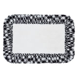 VHC Brands Annie Buffalo Check Country Black 2pc Bathhmat Set, 20x30 and 27x48