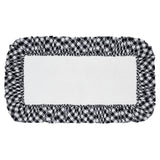 VHC Brands Annie Buffalo Check Country Black 2pc Bathhmat Set, 20x30 and 27x48