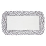 VHC Brands Annie Buffalo Check Ash Grey 2pc Bathhmat Set, 20x30 and 27x48
