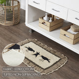 VHC Brands Kettle Grove Dark Creme 2pc Bathhmat Set, 20x30 and 27x48