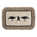 VHC Brands Kettle Grove Dark Creme 2pc Bathhmat Set, 20x30 and 27x48