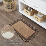VHC Brands Maisie Natural 2pc Bathhmat Set, 20x30 and 27x48