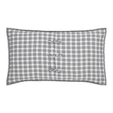 Sawyer Mill Black King Sham 21x37, Set of 2