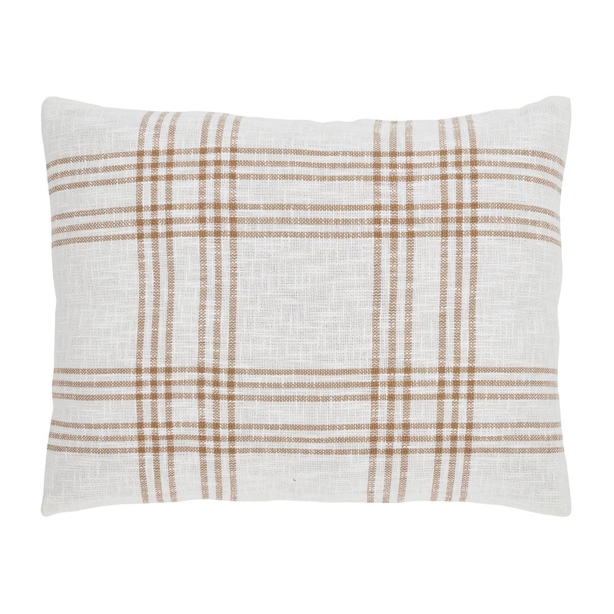 Wheat Plaid Standard Sham 21x27, Set of 2