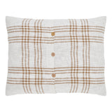 Wheat Plaid Standard Sham 21x27, Set of 2