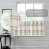 Wheat Plaid Curtain Set