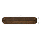 Black & Tan Country Black 13x72 Table Runner & 6 pc 10x15 Placemat Set