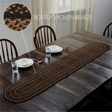 Black & Tan Country Black 13x72 Table Runner & 6 pc 10x15 Placemat Set