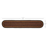 Heritage Farms Mustard Tan 13x72 Table Runner & 6 pc 10x15 Placemat Set