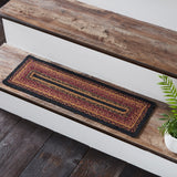 Heritage Farms Jute Stair Tread Rect Latex 8.5x27, Set of 7