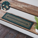 Pine Grove Jute Stair Tread Rect Latex 8.5x27, Set of 7
