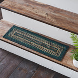 Pine Grove Jute Stair Tread Rect Latex 8.5x27, Set of 7
