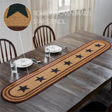 Potomac Burgundy 13x72 Table Runner & 6 pc 12x18 Placemat Set