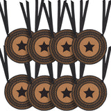 Farmhouse Star 15 Inch Jute Chair Pad