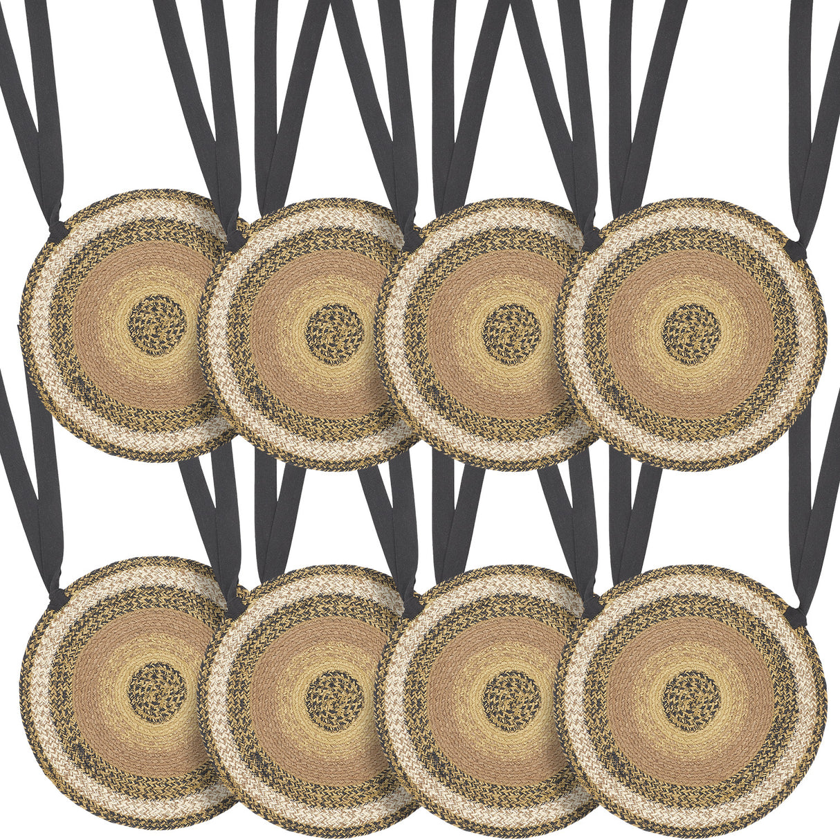 Kettle Grove 15 Inch Jute Chair Pad