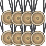 Kettle Grove 15 Inch Jute Chair Pad