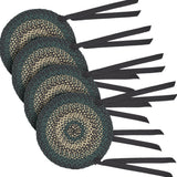 Pine Grove 15 Inch Jute Chair Pad