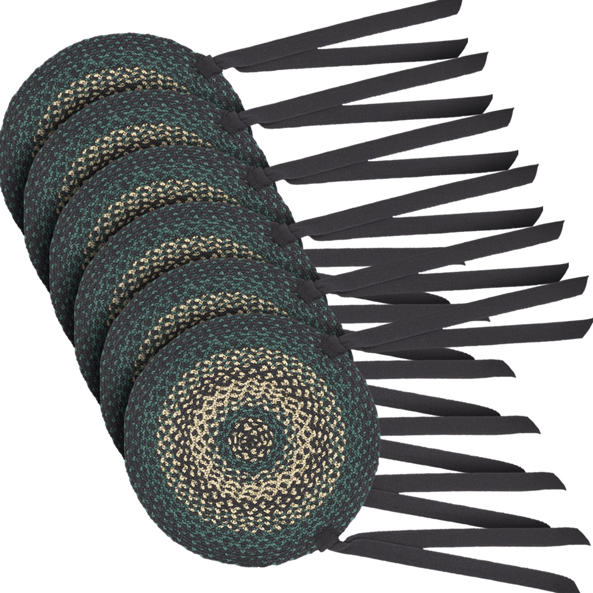 Pine Grove 15 Inch Jute Chair Pad