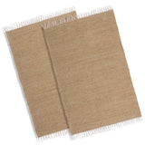 Burlap Natural Chindi/Rag Rug Set of 2 48x72