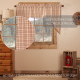 Tacoma 4 PC Creme Curtain Set (2 Swag 36x16 and 2 Tier 24x36)