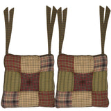 Tea Cabin 14 Inch Patchwork Chair Pad