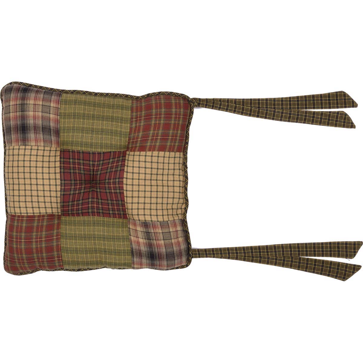 Tea Cabin 14 Inch Patchwork Chair Pad
