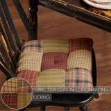 Tea Cabin 14 Inch Patchwork Chair Pad