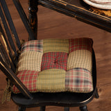 Tea Cabin 14 Inch Patchwork Chair Pad