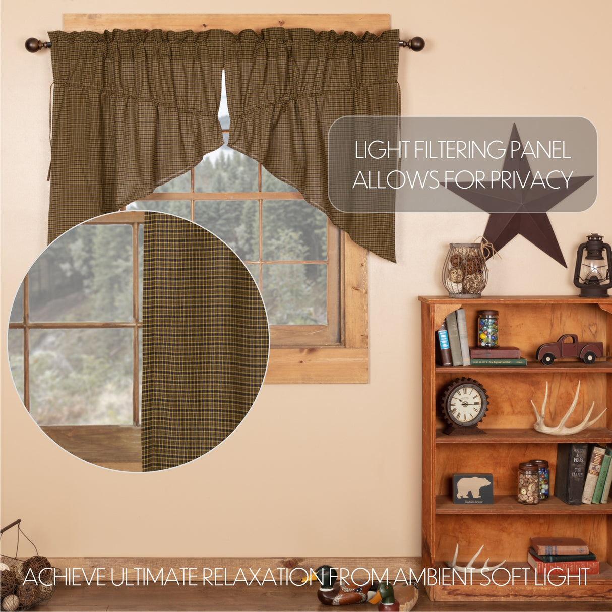 Tea Cabin Curtain Set