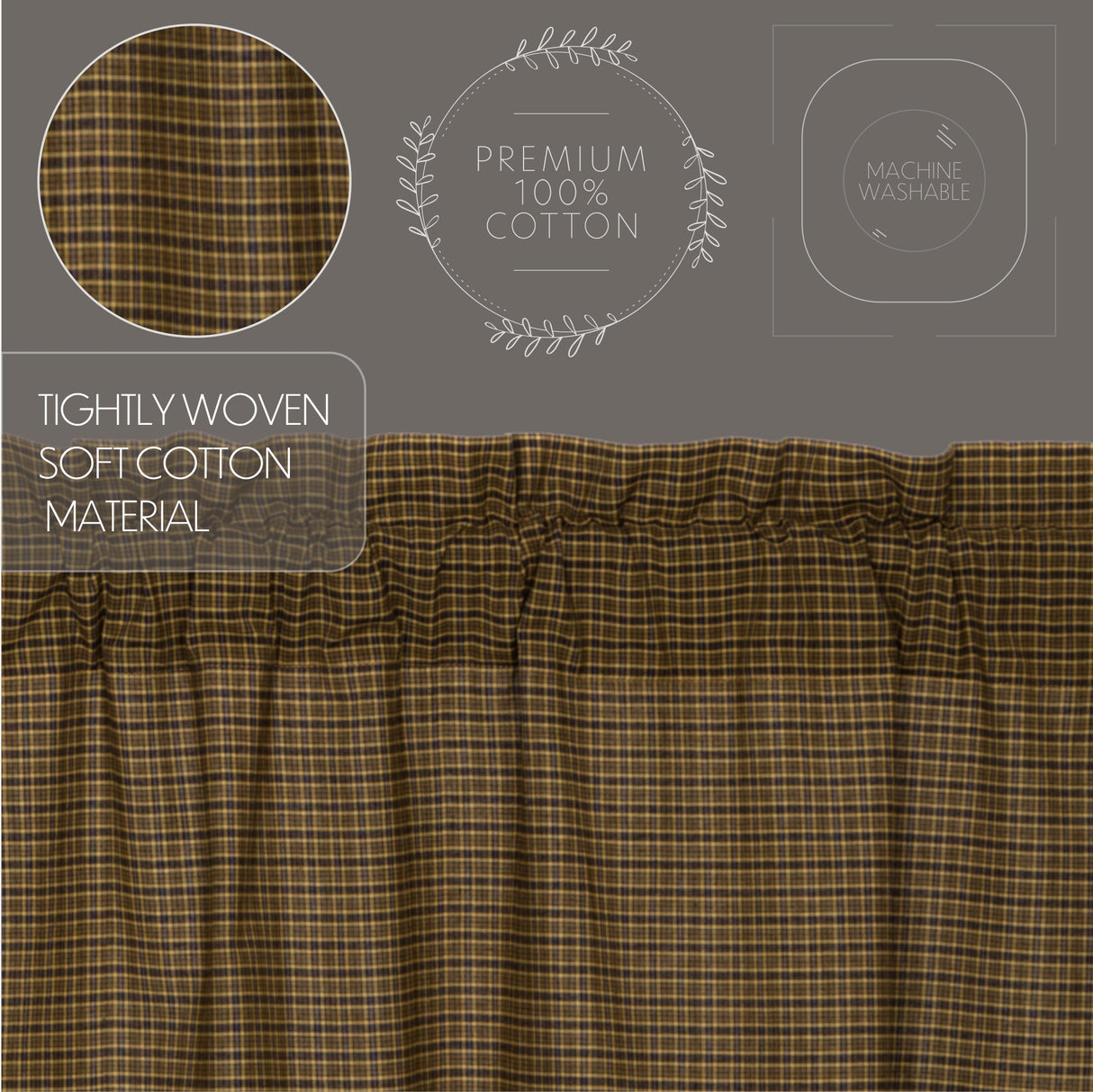 Tea Cabin Curtain Set