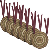 Tea Cabin 15 Inch Jute Chair Pad