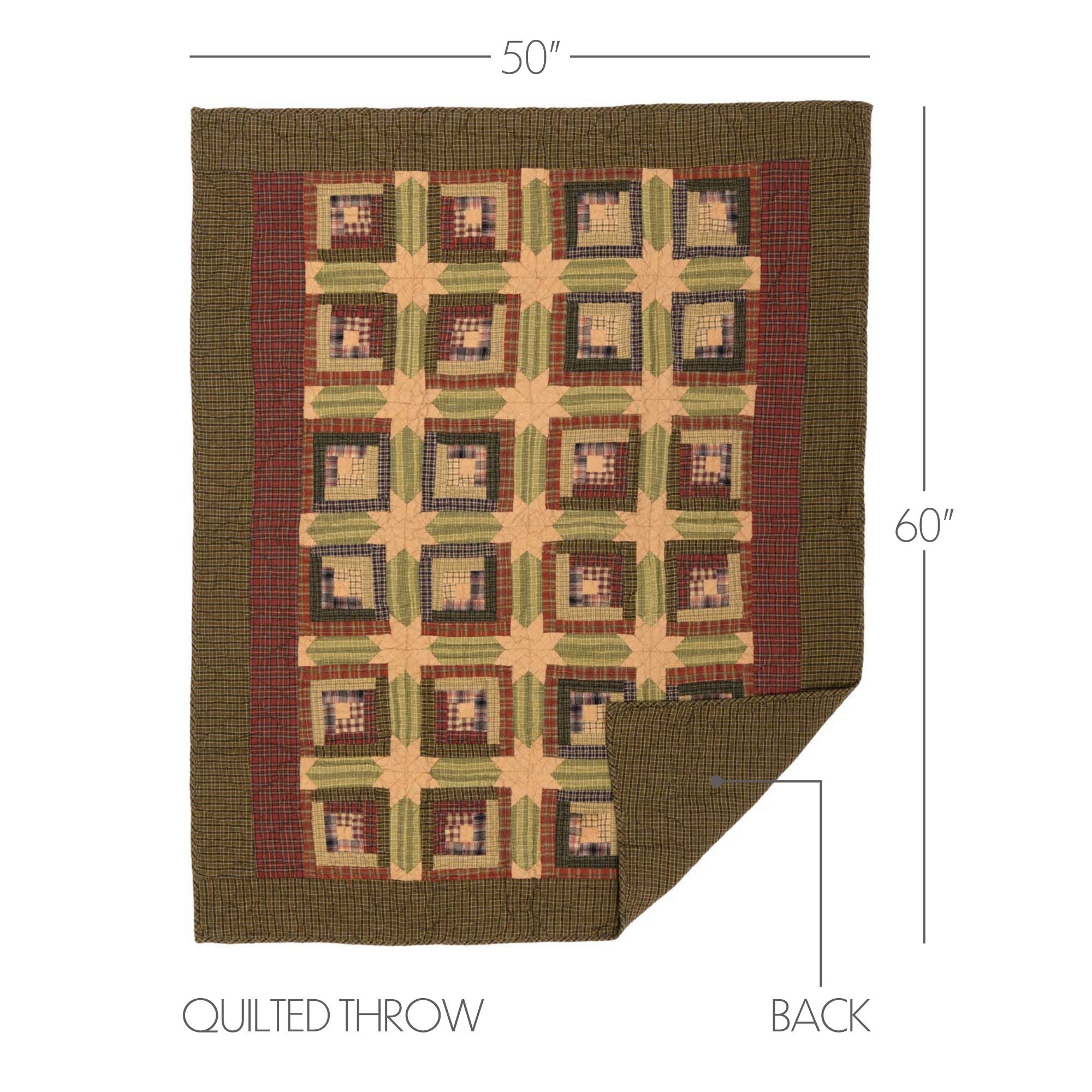 VHC Brands Tea Cabin Throw - Thumbnail 5