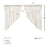 Tobacco Cloth Curtain Set