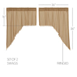 Tobacco Cloth Curtain Set