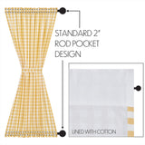 Annie Buffalo Yellow Check Door Panel 72x40