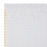 Annie Buffalo Yellow Check Ruffled Shower Curtain 72x72