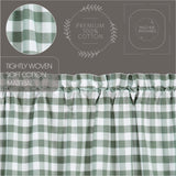 Annie Buffalo Green Check Valance 16x60