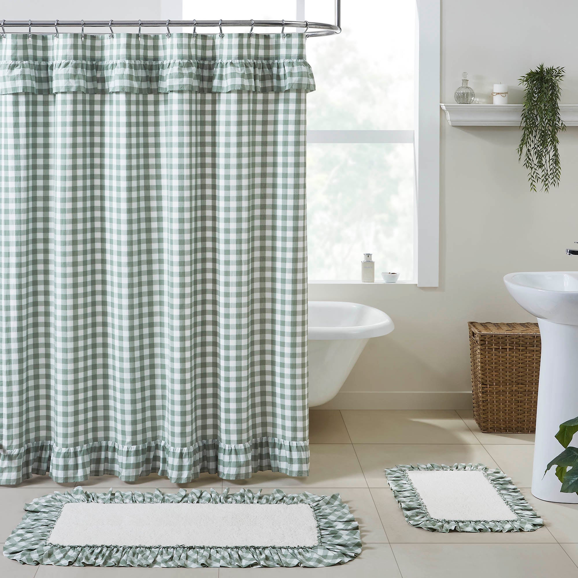 VHC Brands Annie Shower Curtain - Thumbnail 2