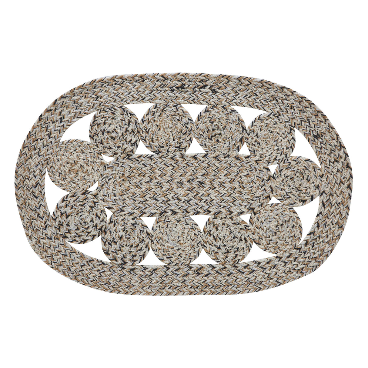 Celeste Blended Pebble Indoor/Outdoor Placemat 13x19, 8 Pack 8 Pack