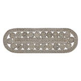 Celeste Blended Pebble Indoor/Outdoor Runner Oval 12x36