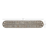 Celeste Blended Pebble Indoor/Outdoor Runner Oval 12x72