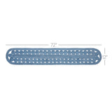 Celeste Steel Blue 12x72 Table Runner & 6 pc 13x19 Placemat Set