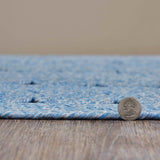 Celeste Blended Blue Indoor/Outdoor Rug Oval 27x48