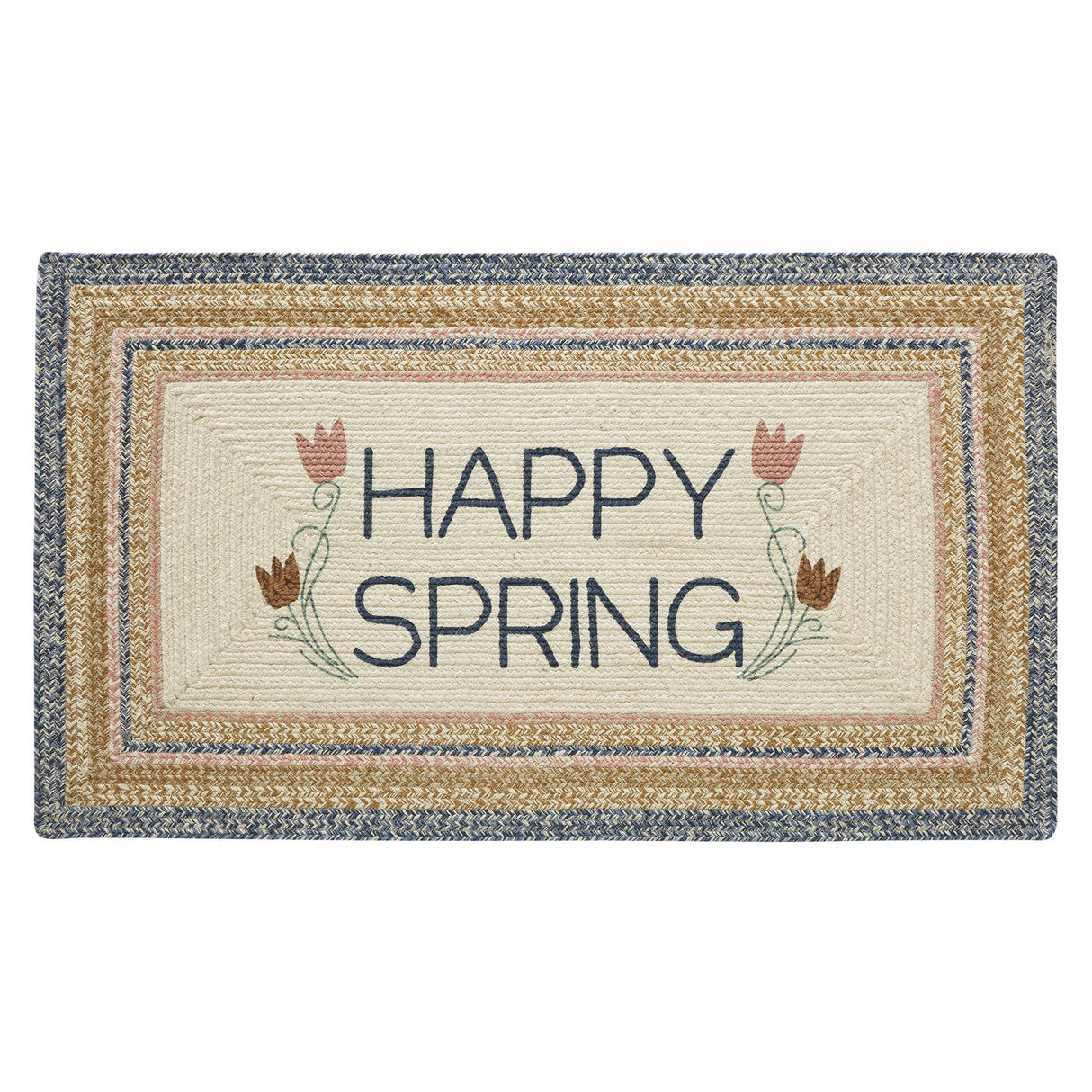 Kaila Happy Spring Jute Rug Rect w/ Pad 27x48